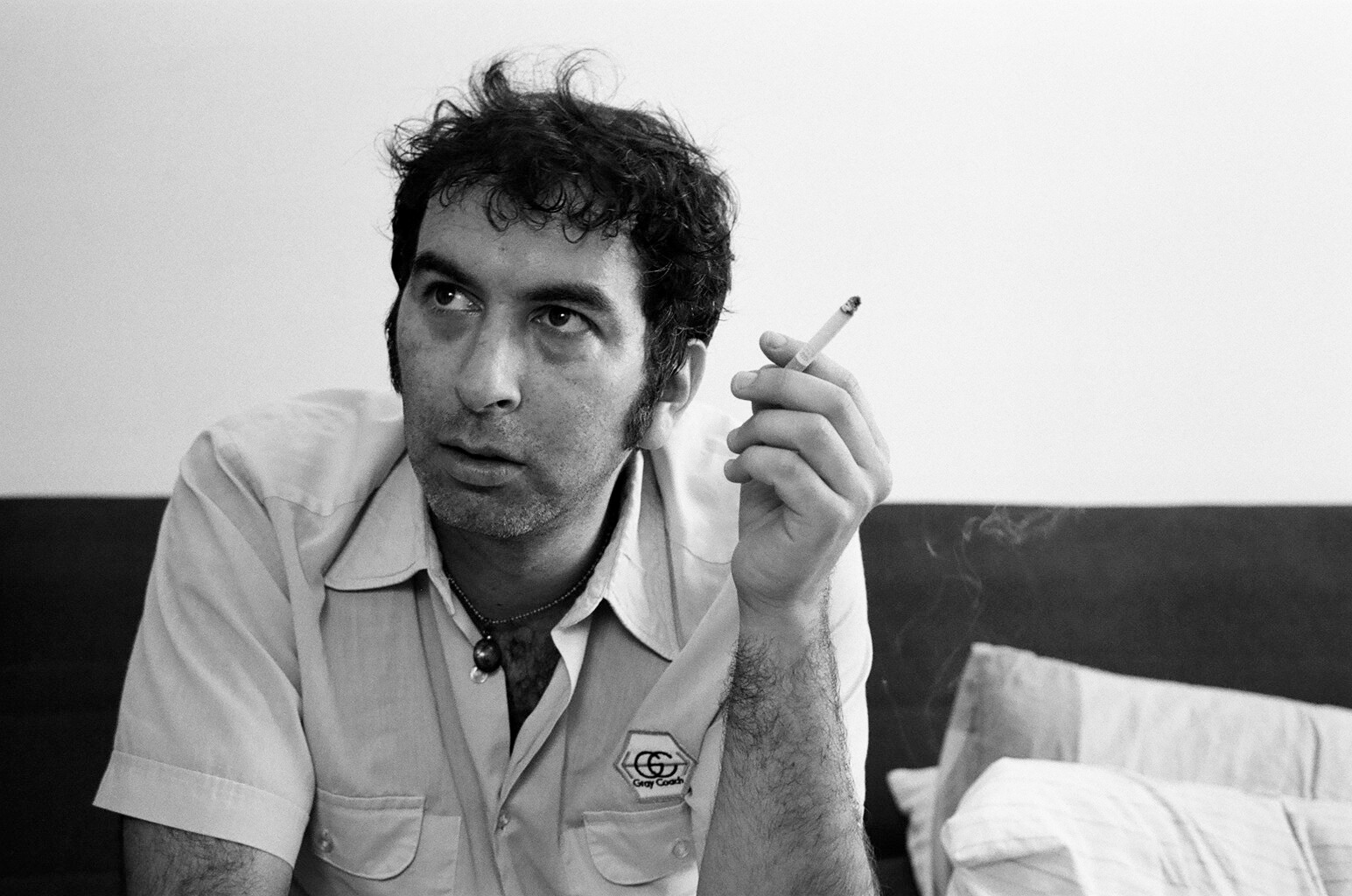 Ram Orion, analog black and white musician portrait by Michal Shanny